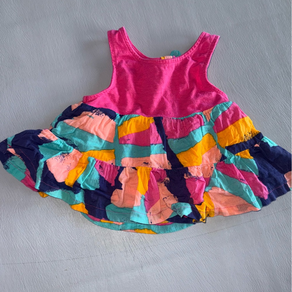Cat & Jack Pink and Multicolored Dress